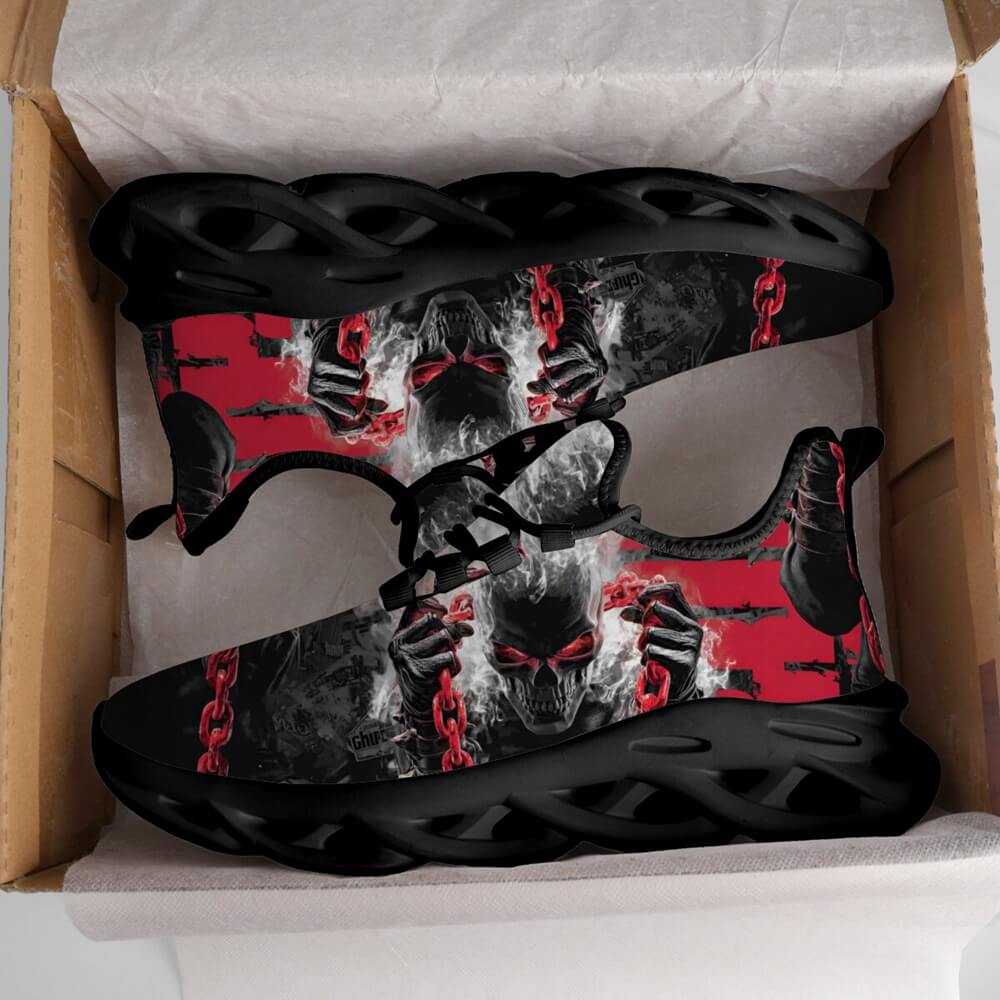 Midnight Chained Phantom Custom Sneaks Radiating Raw Metal Essence
