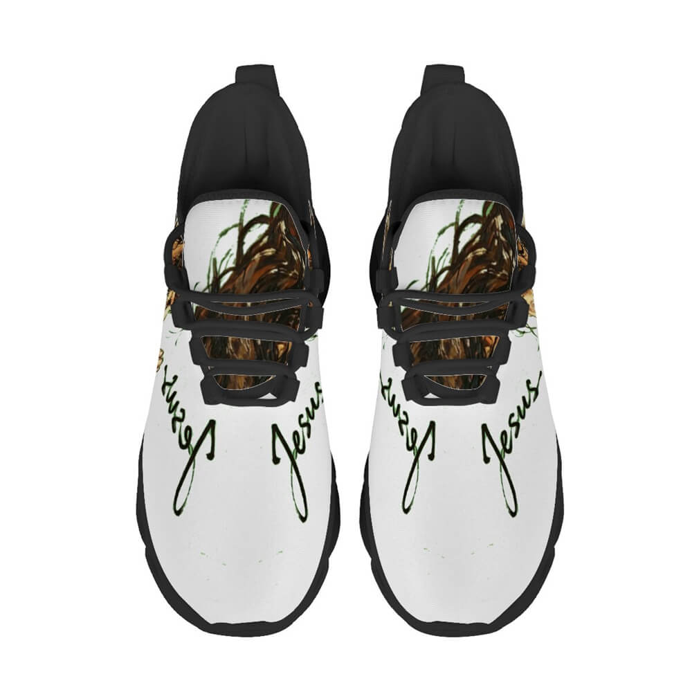 Signature Praying Hands & Faith Custom Sneaks Echoing Raw Street Cred