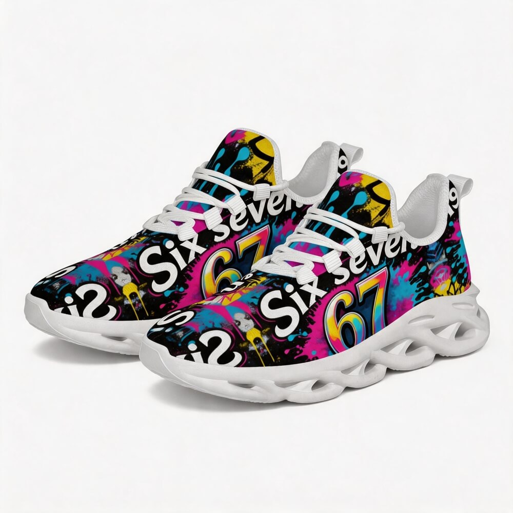 Pop Art 67 Graffiti Custom Sneaks Channelling Raw Street Identity Statement