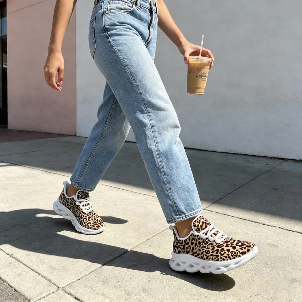 Exclusive Wild Leopard Custom Sneaks Inspired By Urban Culture