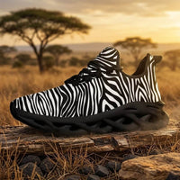 Exclusive Black & White Zebra Custom Sneaks Inspired By Urban Culture