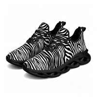 Exclusive Black & White Zebra Custom Sneaks Inspired By Urban Culture