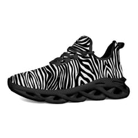 Exclusive Black & White Zebra Custom Sneaks Inspired By Urban Culture
