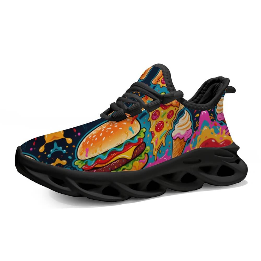 Exclusive Fast Food & Ice Cream Custom Sneaks Embodying Raw Street Culture