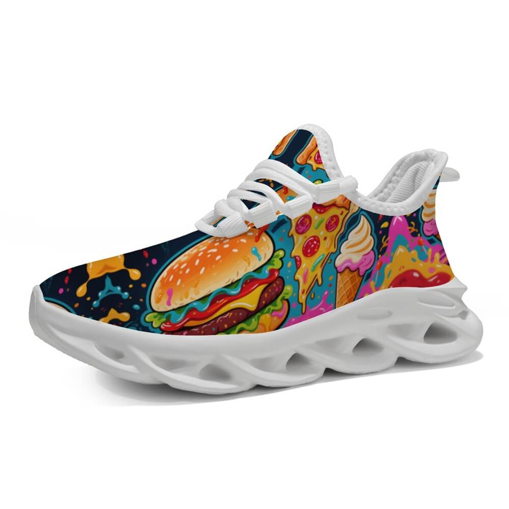 Exclusive Fast Food & Ice Cream Custom Sneaks Embodying Raw Street Culture