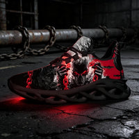 Midnight Chained Phantom Custom Sneaks Radiating Raw Metal Essence