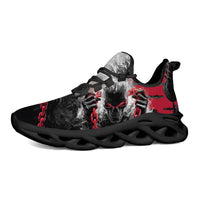 Midnight Chained Phantom Custom Sneaks Radiating Raw Metal Essence