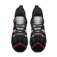 Midnight Chained Phantom Custom Sneaks Radiating Raw Metal Essence