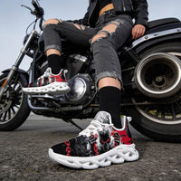 Midnight Chained Phantom Custom Sneaks Radiating Raw Metal Essence