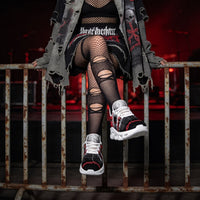 Midnight Chained Phantom Custom Sneaks Radiating Raw Metal Essence
