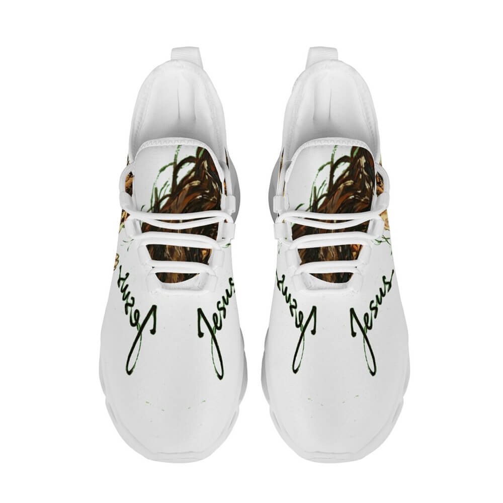 Signature Praying Hands & Faith Custom Sneaks Echoing Raw Street Cred