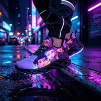 Selfie Mode K Pop Girl Group Custom Sneaks Featuring Pop Art