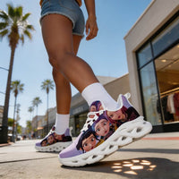 Selfie Mode K Pop Girl Group Custom Sneaks Featuring Pop Art