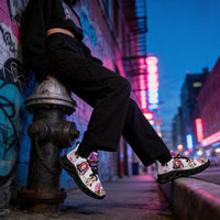 Heart Gesture K Pop Idol Girls Custom Sneaks In Vivid Neon