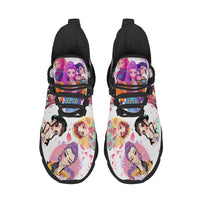 Heart Gesture K Pop Idol Girls Custom Sneaks In Vivid Neon