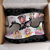 Heart Gesture K Pop Idol Girls Custom Sneaks In Vivid Neon