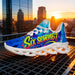 Exclusive 67 Graffiti Lettering Custom Sneaks Echoing Raw Street Culture