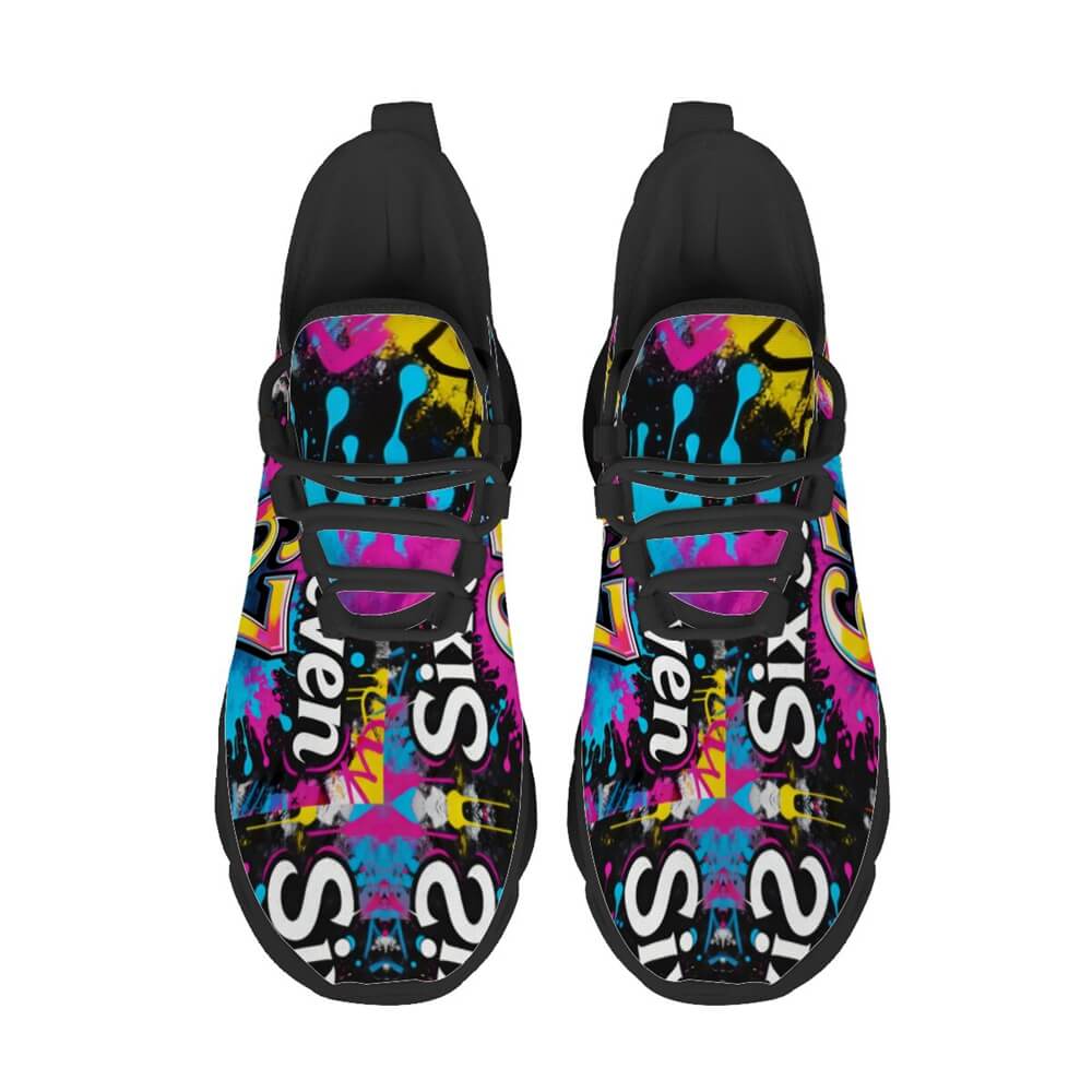 Pop Art 67 Graffiti Custom Sneaks Channelling Raw Street Identity Statement