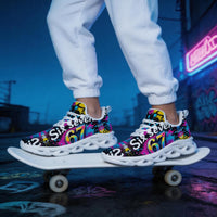 Pop Art 67 Graffiti Custom Sneaks Channelling Raw Street Identity Statement