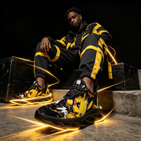 Electric Monster Shockwaves Custom Sneaks Embodying Neo Tokyo Otaku Vibe