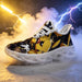 Electric Monster Shockwaves Custom Sneaks Embodying Neo Tokyo Otaku Vibe