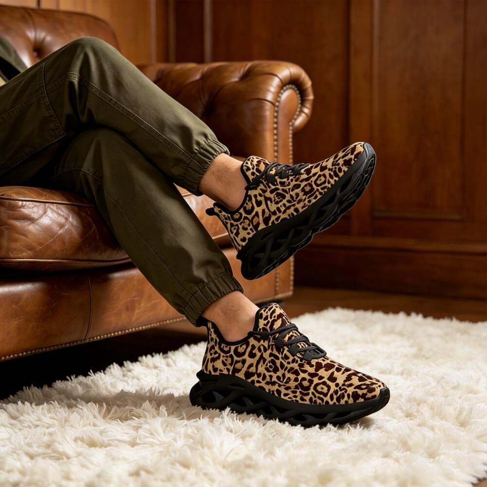 Exclusive Wild Leopard Custom Sneaks Inspired By Urban Culture
