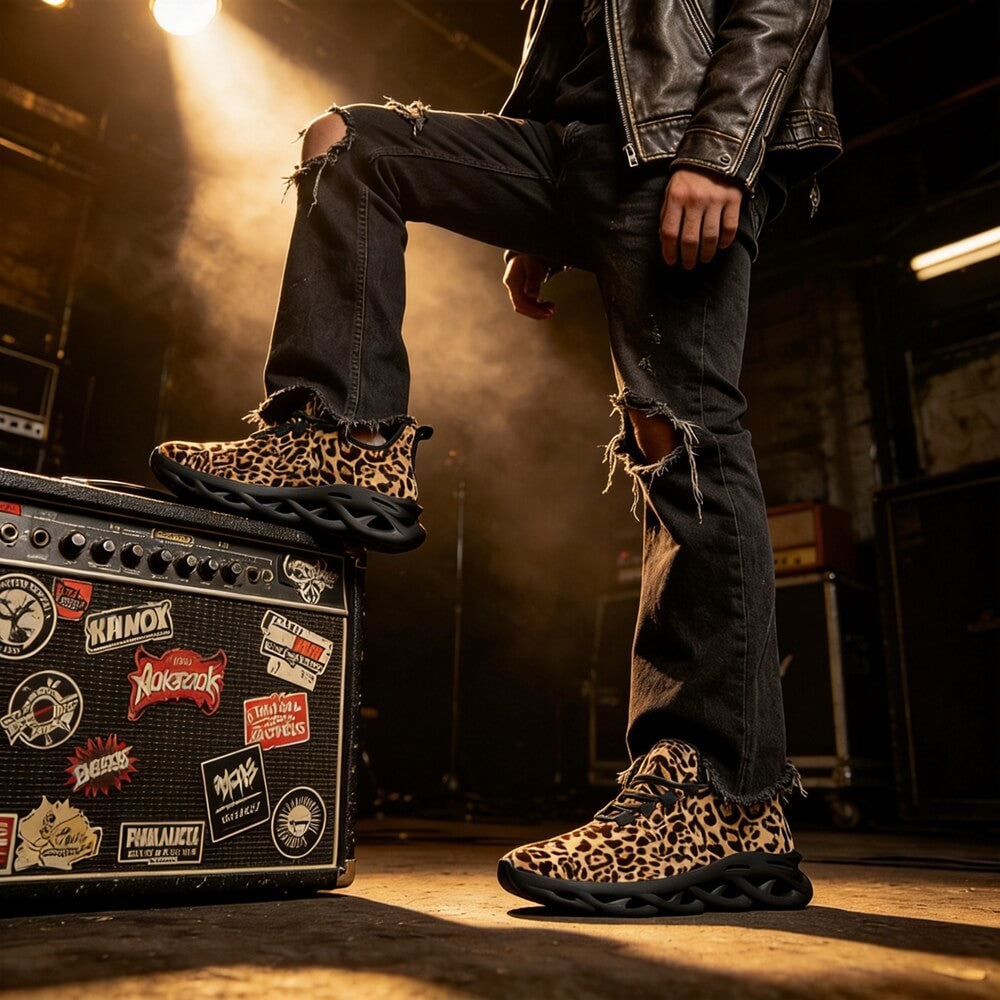 Exclusive Wild Leopard Custom Sneaks Inspired By Urban Culture