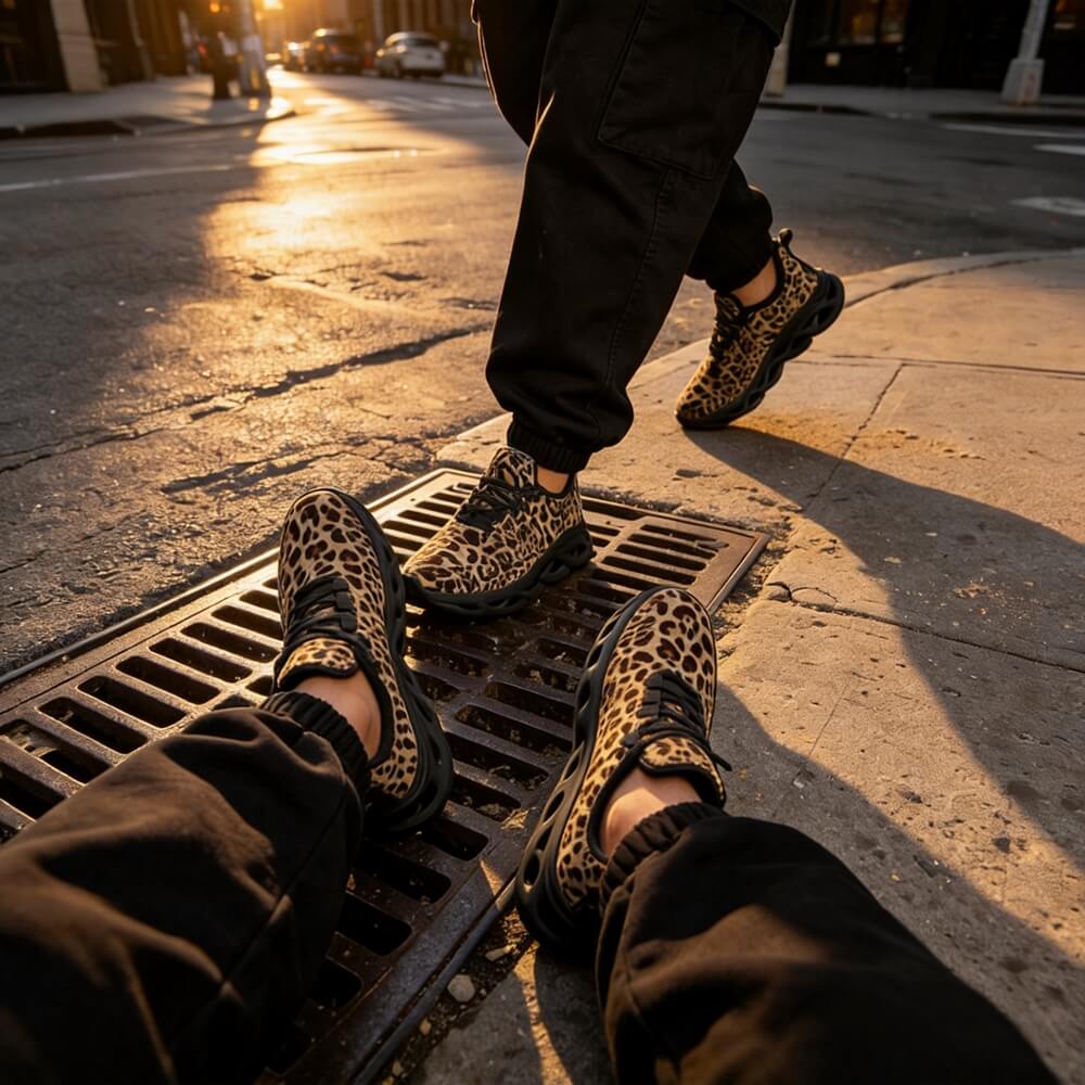 Exclusive Wild Leopard Custom Sneaks Inspired By Urban Culture