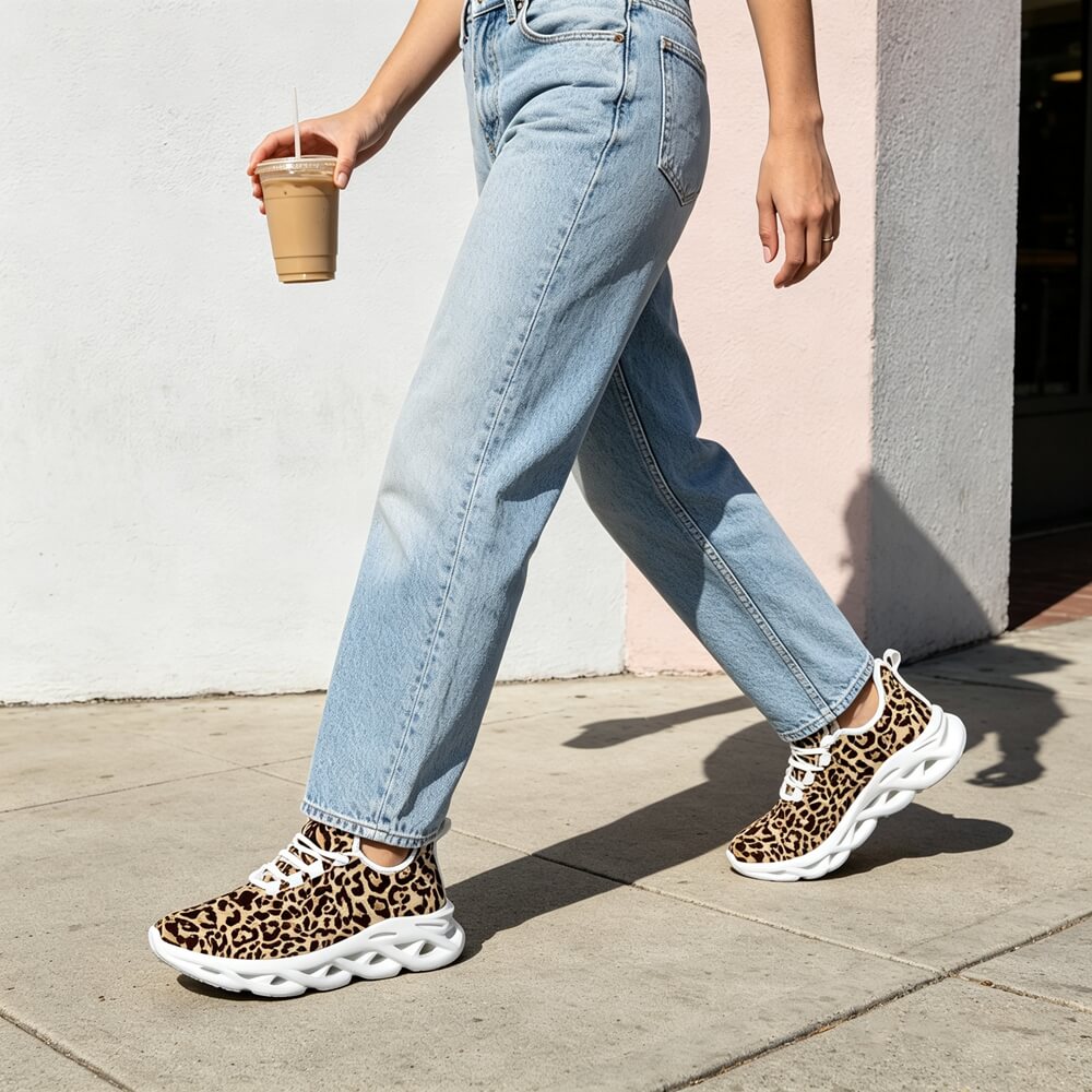 Exclusive Wild Leopard Custom Sneaks Inspired By Urban Culture