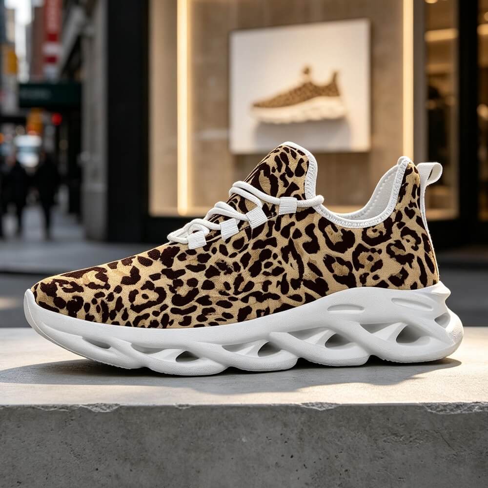 Exclusive Wild Leopard Custom Sneaks Inspired By Urban Culture